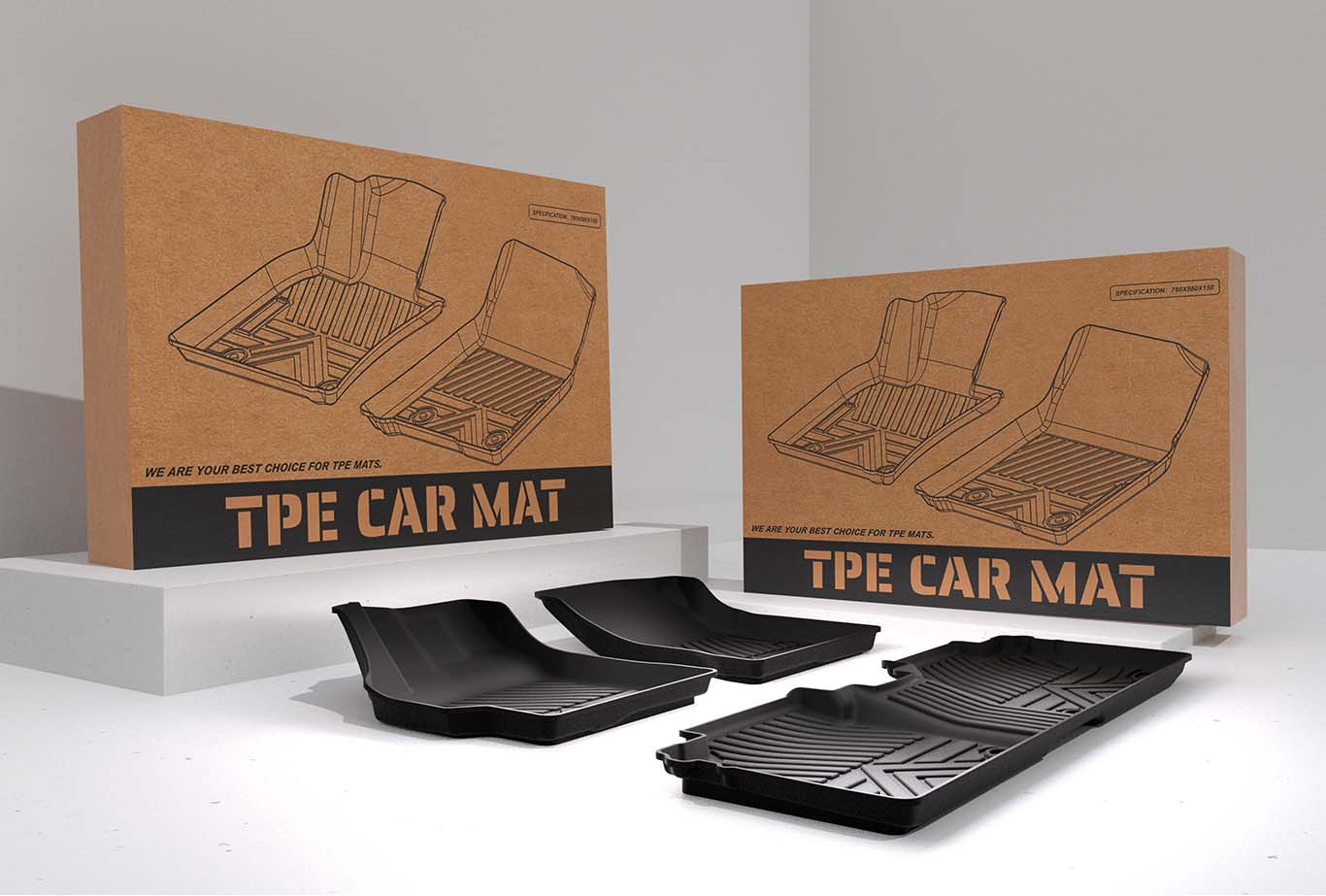 - Bestway TPE Car Mat Factory Custom Car Mat Packaging & OEM Brand ...